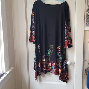Rayon tunic dress
